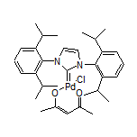 (SP-4-2)-[1,3-Bis[2,6-bis(1-methylethyl)phenyl]-1,3-dihydro-2H-imidazol-2-ylidene]chloro(2,4-pentanedionato-κO2,κO4)palladium(II)