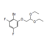 2-Bromo-1-(2,2-diethoxyethoxy)-3,5-difluorobenzene