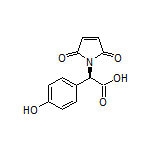 (R)-2-(2,5-Dioxo-2,5-dihydro-1-pyrrolyl)-2-(4-hydroxyphenyl)acetic Acid