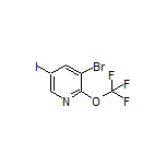 3-Bromo-5-iodo-2-(trifluoromethoxy)pyridine
