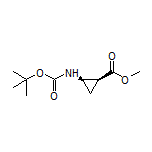 Methyl (1S,2R)-2-(Boc-amino)cyclopropanecarboxylate