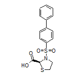 (S)-3-(4-Biphenylylsulfonyl)thiazolidine-2-carboxylic Acid