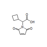 2-Cyclobutyl-2-(2,5-dioxo-2,5-dihydro-1-pyrrolyl)acetic Acid
