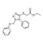 Ethyl 2-[[5-(Phenoxymethyl)-4-phenyl-4H-1,2,4-triazol-3-yl]thio]acetate