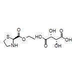 Ethyl (S)-Thiazolidine-2-carboxylate (2R,3R)-2,3-Dihydroxysuccinate