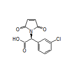(S)-2-(3-Chlorophenyl)-2-(2,5-dioxo-2,5-dihydro-1-pyrrolyl)acetic Acid