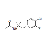 N-[1-(4-Chloro-3-fluorophenyl)-2-methyl-2-propyl]acetamide