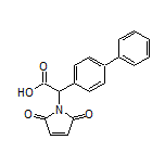 2-(4-Biphenylyl)-2-(2,5-dioxo-2,5-dihydro-1-pyrrolyl)acetic Acid