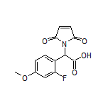 2-(2,5-Dioxo-2,5-dihydro-1-pyrrolyl)-2-(2-fluoro-4-methoxyphenyl)acetic Acid