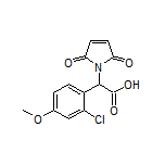 2-(2-Chloro-4-methoxyphenyl)-2-(2,5-dioxo-2,5-dihydro-1-pyrrolyl)acetic Acid