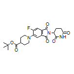 tert-Butyl 1-[2-(2,6-Dioxo-3-piperidyl)-6-fluoro-1,3-dioxoisoindolin-5-yl]piperidine-4-carboxylate