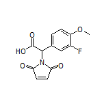 2-(2,5-Dioxo-2,5-dihydro-1-pyrrolyl)-2-(3-fluoro-4-methoxyphenyl)acetic Acid