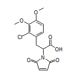 3-(2-Chloro-3,4-dimethoxyphenyl)-2-(2,5-dioxo-2,5-dihydro-1-pyrrolyl)propanoic Acid
