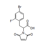 3-(4-Bromo-2-fluorophenyl)-2-(2,5-dioxo-2,5-dihydro-1-pyrrolyl)propanoic Acid