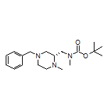 (R)-1-(4-Benzyl-1-methyl-2-piperazinyl)-N-Boc-N-methylmethanamine