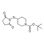 1-Boc-4-[(2,5-dioxo-1-pyrrolidinyl)thio]piperidine