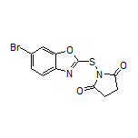 1-[(6-Bromo-2-benzoxazolyl)thio]pyrrolidine-2,5-dione