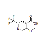 5-Methoxy-2-(trifluoromethyl)isonicotinic Acid