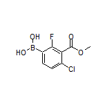 [4-Chloro-2-fluoro-3-(methoxycarbonyl)phenyl]boronic Acid