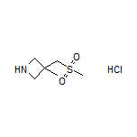 3-Methyl-3-[(methylsulfonyl)methyl]azetidine Hydrochloride