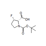 (2S,3S)-1-Boc-3-fluoropyrrolidine-2-carboxylic Acid