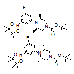 3-[(2R,6S)-rel-4-Boc-2,6-dimethyl-1-piperazinyl]-5-fluorophenylboronic Acid Pinacol Ester