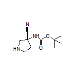 3-(Cbz-amino)pyrrolidine-3-carbonitrile