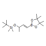 (E)-3-[(tert-Butyldimethylsilyl)oxy]-1-butene-1-boronic Acid Pinacol Ester