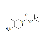 (3R,4S)-1-Boc-3-methylpiperidin-4-amine