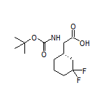 (S)-2-(Boc-amino)-2-[(S)-3,3-difluorocyclohexyl]acetic Acid