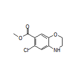 Methyl 6-Chloro-3,4-dihydro-2H-benzo[b][1,4]oxazine-7-carboxylate