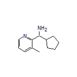 Cyclopentyl(3-methyl-2-pyridyl)methanamine