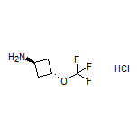 trans-3-(Trifluoromethoxy)cyclobutanamine Hydrochloride