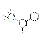 3-Fluoro-5-(tetrahydro-2H-pyran-3-yl)phenylboronic Acid Pinacol Ester