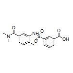 3-[N-[5-(Dimethylcarbamoyl)-2-methylphenyl]sulfamoyl]benzoic Acid