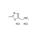 N-Methyl-1-(5-methyl-1,3,4-thiadiazol-2-yl)methanamine Dihydrochloride