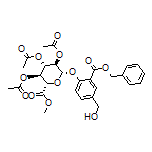 2-[2-[(Benzyloxy)carbonyl]-4-(hydroxymethyl)phenoxy]-6-(methoxycarbonyl)tetrahydro-2H-pyran-3,4,5-triyl (2S,3R,4S,5S,6S)-Triacetate