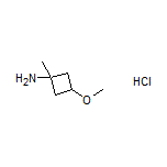 3-Methoxy-1-methylcyclobutanamine Hydrochloride