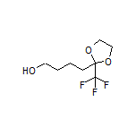 4-[2-(Trifluoromethyl)-1,3-dioxolan-2-yl]-1-butanol