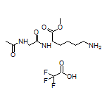 Methyl (S)-2-(2-Acetamidoacetamido)-6-aminohexanoate Trifluoroacetate