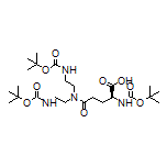 (S)-5-[Bis[2-(Boc-amino)ethyl]amino]-2-(Boc-amino)-5-oxopentanoic Acid