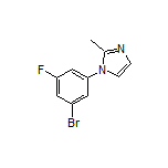 1-(3-Bromo-5-fluorophenyl)-2-methyl-1H-imidazole