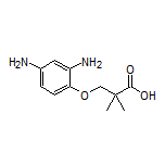 3-(2,4-Diaminophenoxy)-2,2-dimethylpropanoic Acid