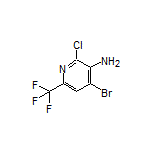 3-Amino-4-bromo-2-chloro-6-(trifluoromethyl)pyridine
