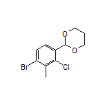 2-(4-Bromo-2-chloro-3-methylphenyl)-1,3-dioxane