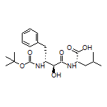 (S)-2-[(2S,3R)-3-(Boc-amino)-2-hydroxy-4-phenylbutanamido]-4-methylpentanoic Acid