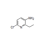 3-Amino-6-chloro-2-ethylpyridine