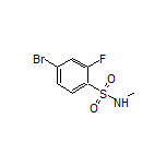 4-Bromo-2-fluoro-N-methylbenzenesulfonamide