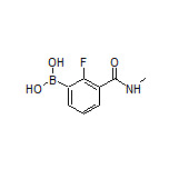 [2-Fluoro-3-(methylcarbamoyl)phenyl]boronic Acid