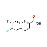 6-Chloro-7-fluoroquinoline-2-carboxylic Acid